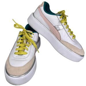 Puma Oslo Maja OQ Women’s Sneaker White Pink Green 8